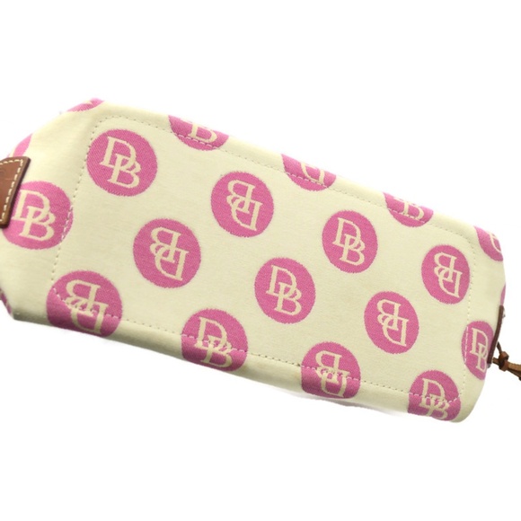 Dooney and Bourke White and Pink Small Tulip Tassel Tote Purse Bag EUC - Picture 3 of 8